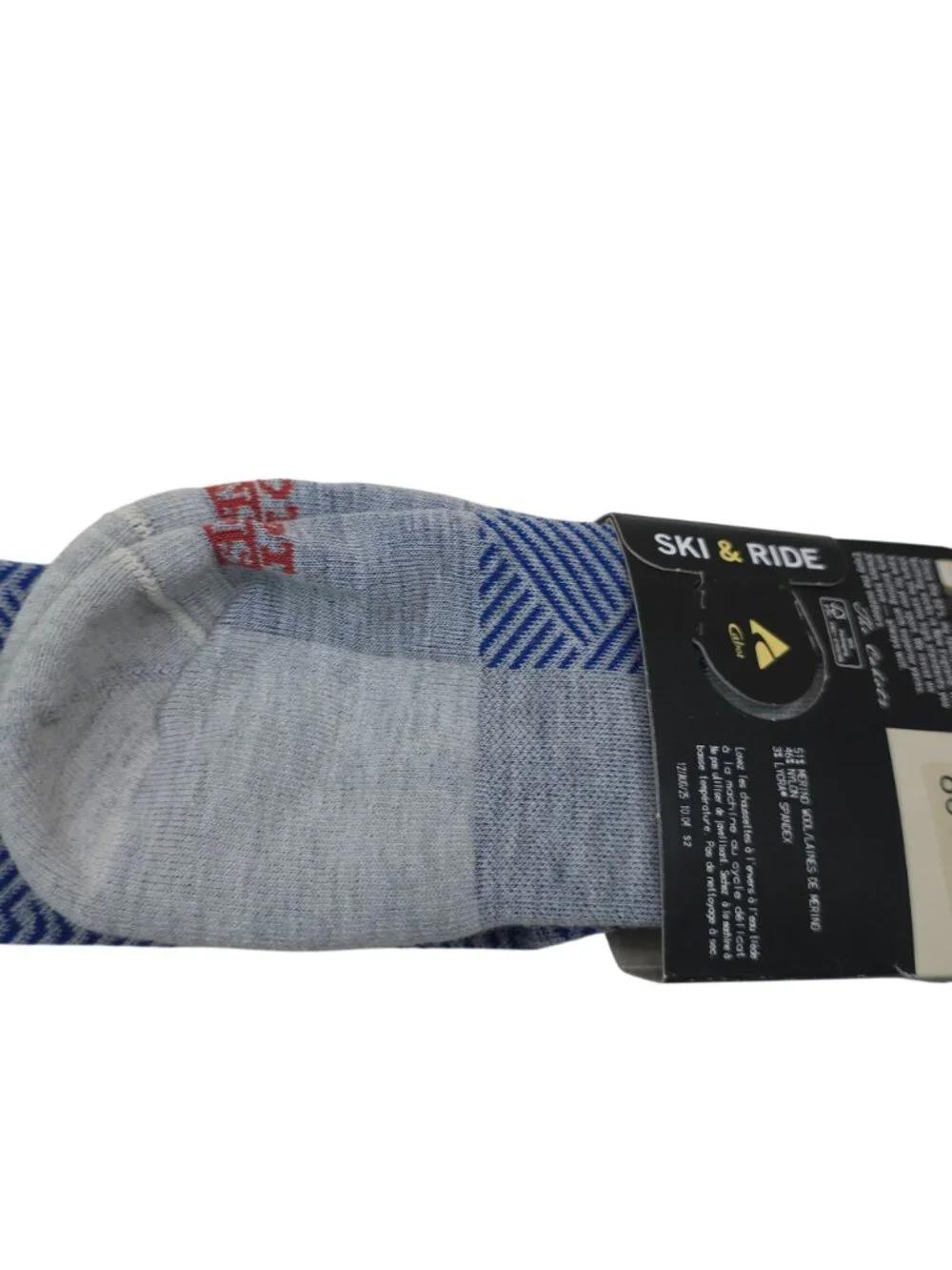Cabot & Sons Womens Ski & Ride Socks Merino Wool Blend Moisture-Wicking Made USA